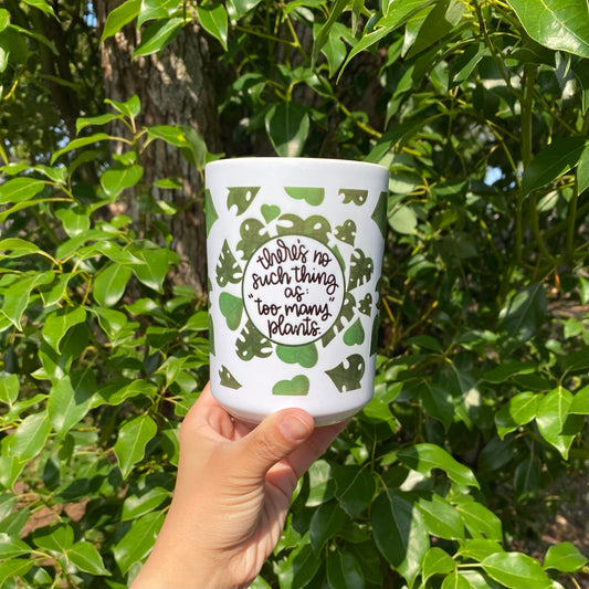 Oops-a-Doozie No Such Thing as Too Many Plants Mug