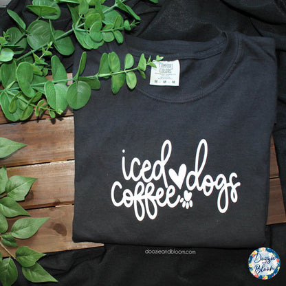 Iced Coffee ♥ Dogs T-Shirt