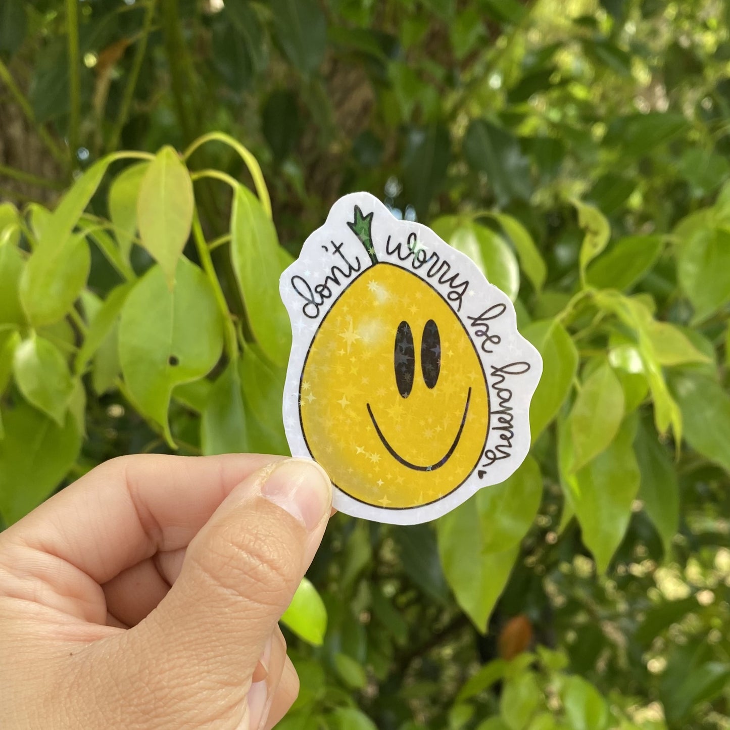 Don't Worry Be Happy Negg Sticker