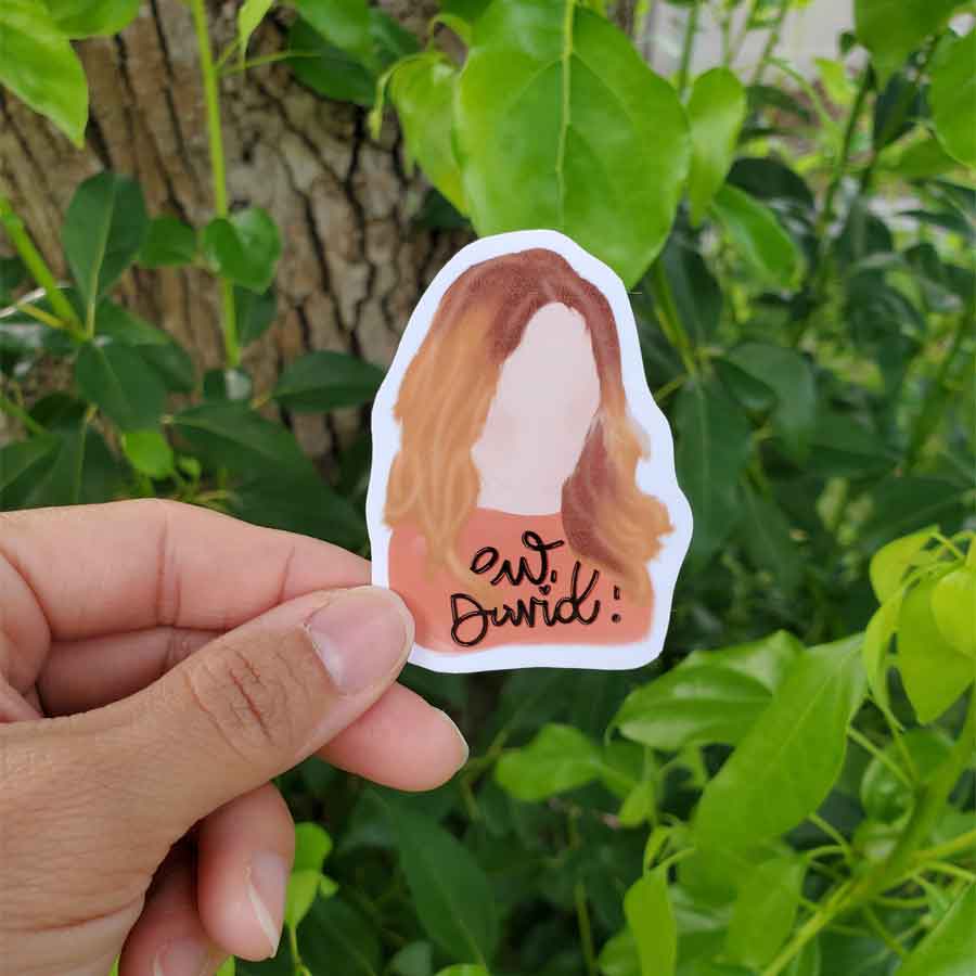 Faceless Portrait - Schitt's Creek Sticker