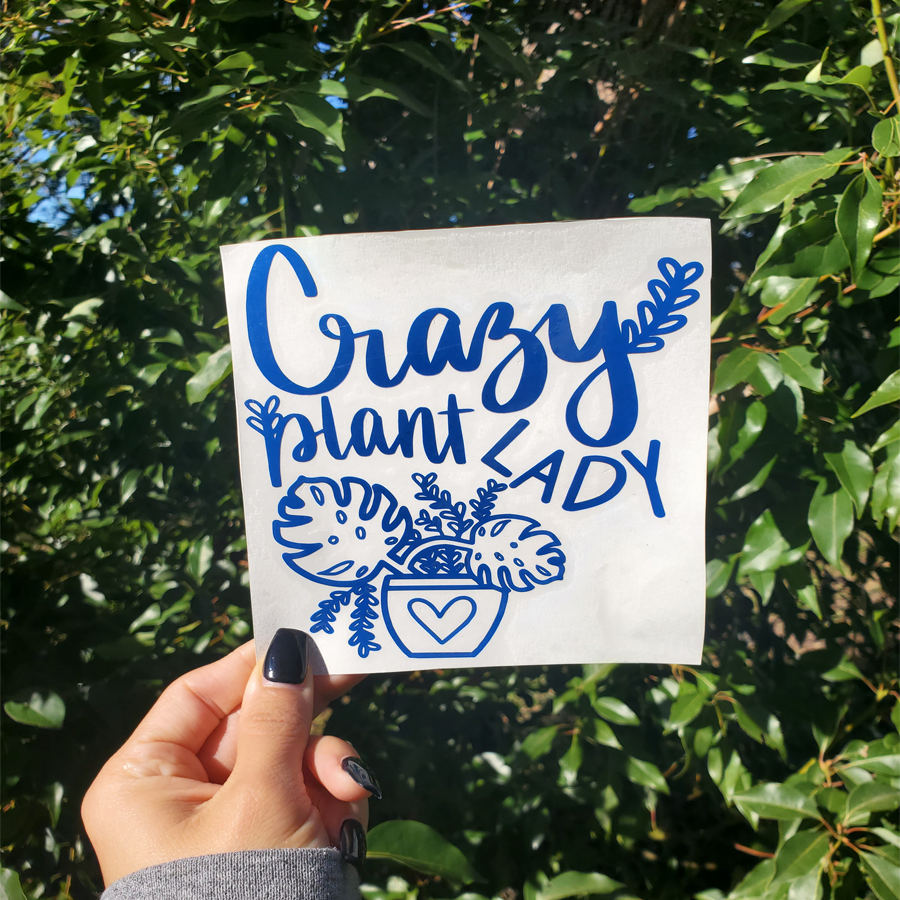 Crazy Plant Lady Decal - DISCONTINUED