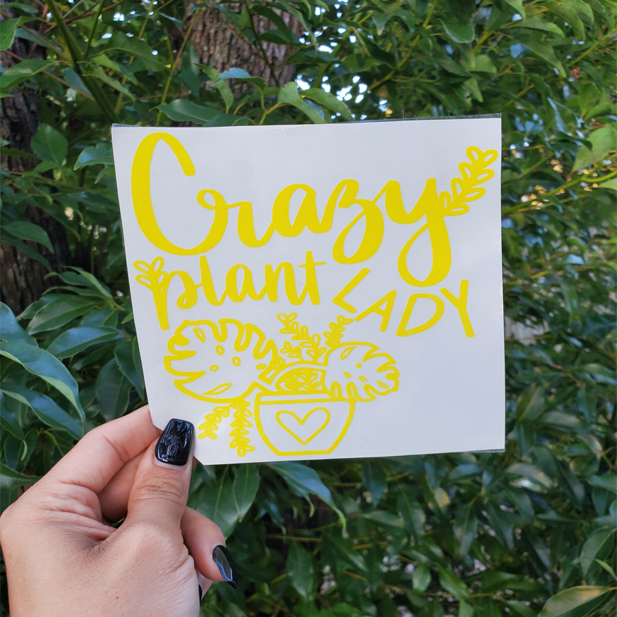 Crazy Plant Lady Decal - DISCONTINUED